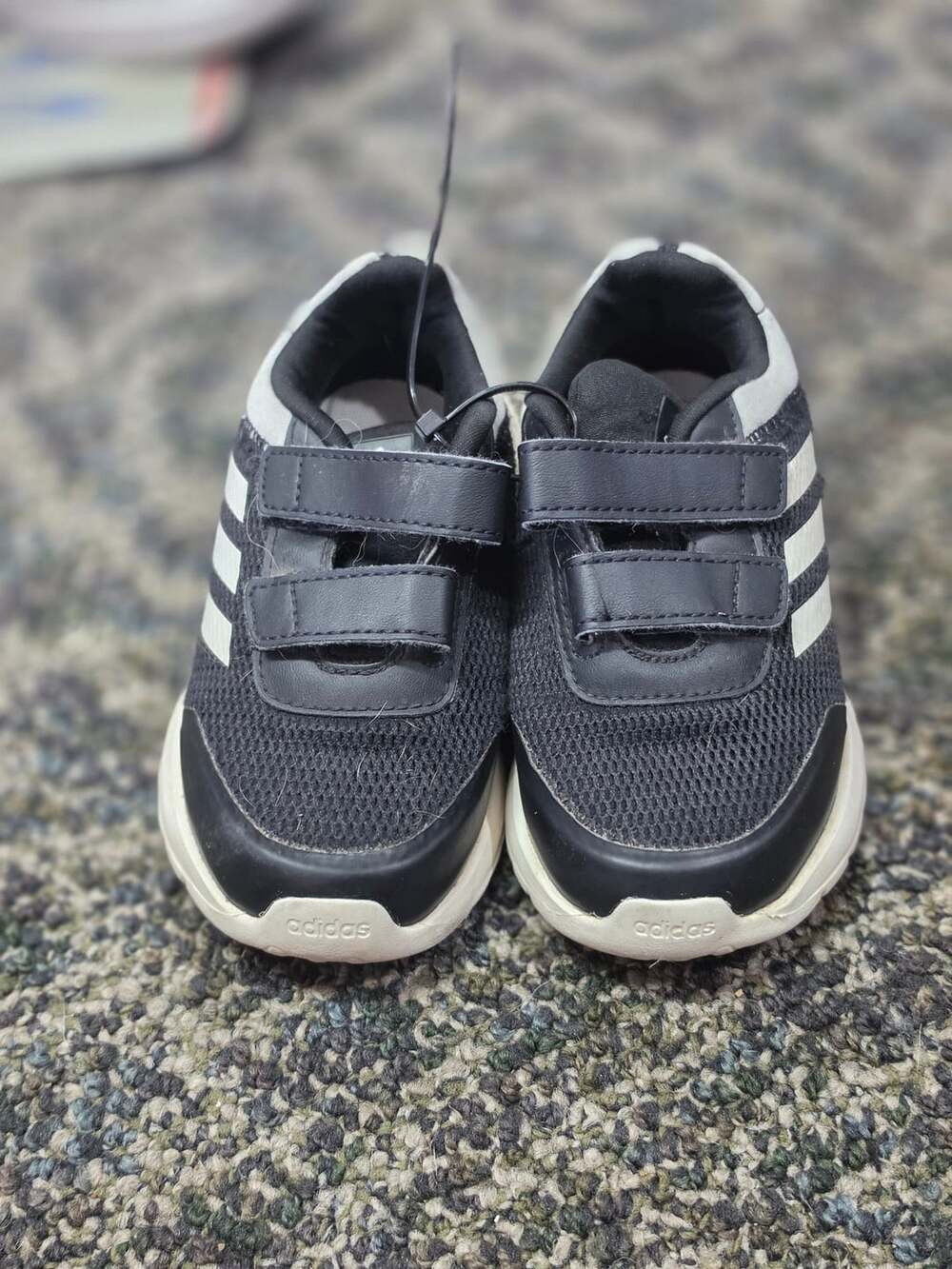 Adidas Tensaur Run Toddler Black White Shoes